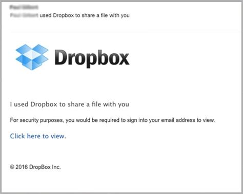 dropbox phishing email|How we handled a recent phishing incident that .